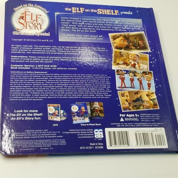 Elf on the Shelf Story Book DVD Childrens Christmas Lot 2 New - Picture 5 of 7